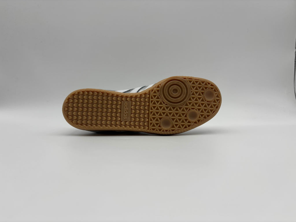 Adidas Samba OG Silver Metallic Cracked Leather