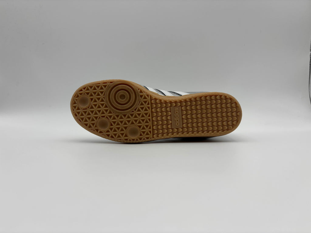 Adidas Samba OG Silver Metallic Cracked Leather