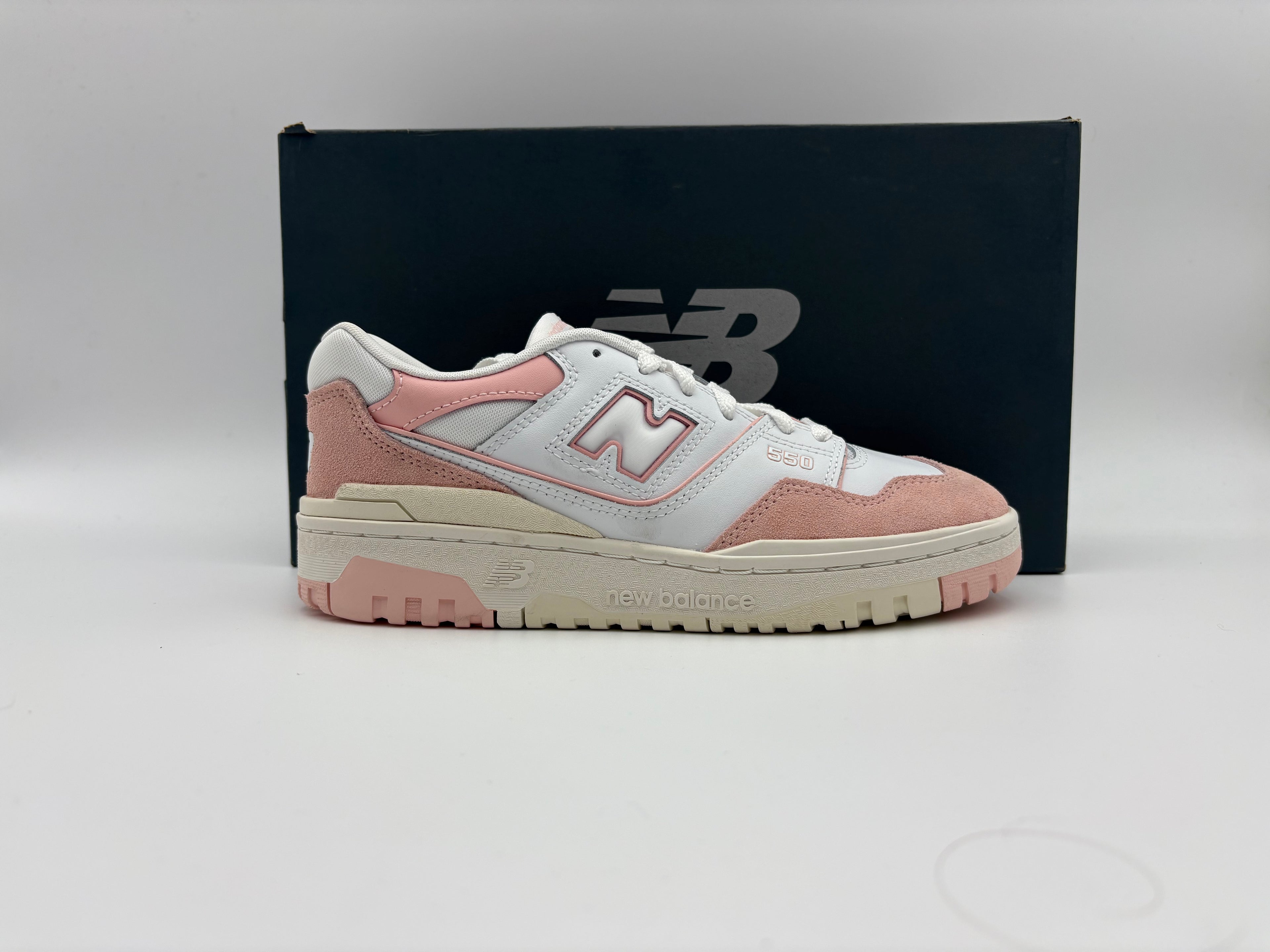 New Balance 550 Big Kid 'Pink Sand White'