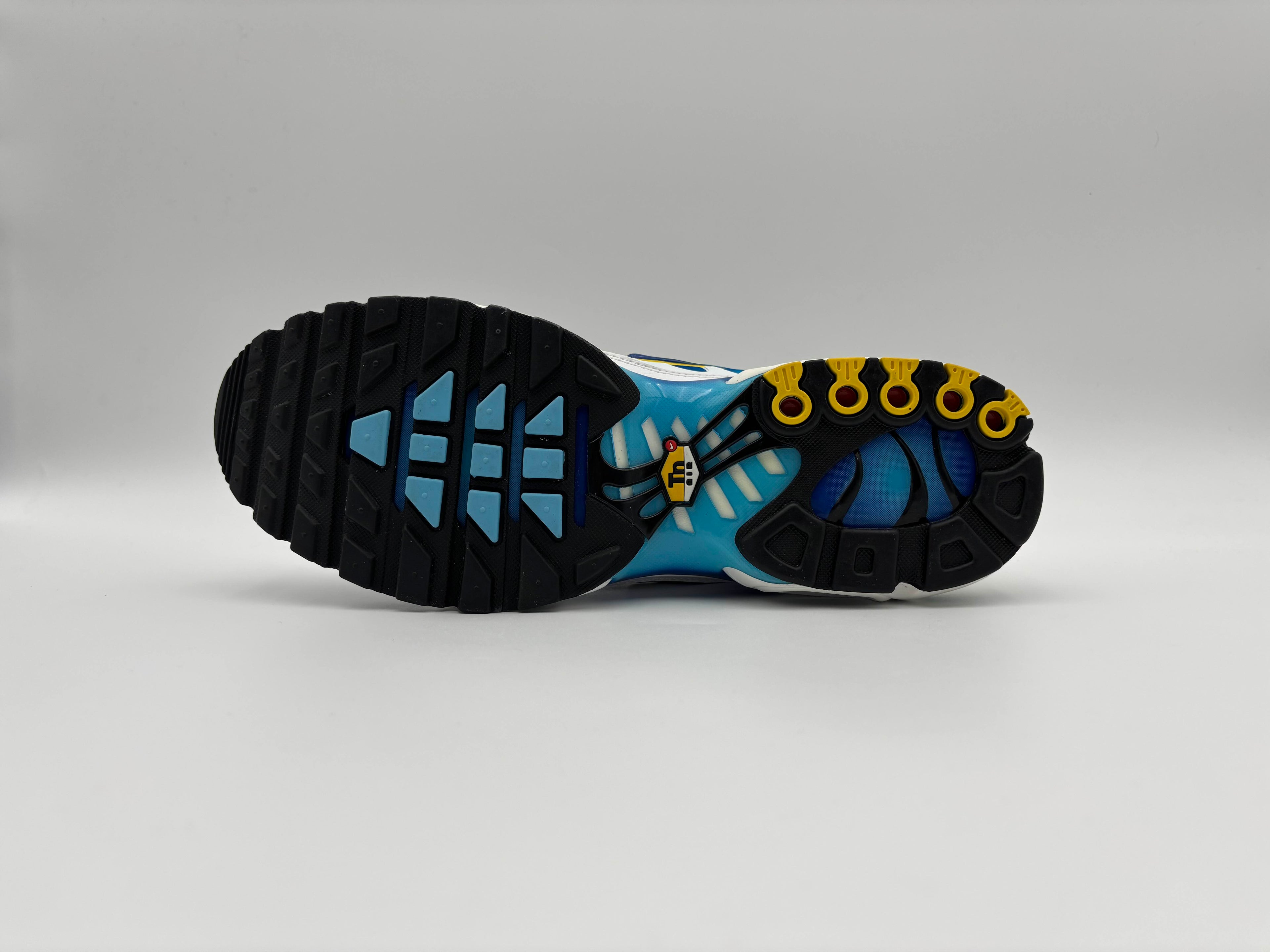 Nike Air Max Plus Spray Paint Swoosh White Blue