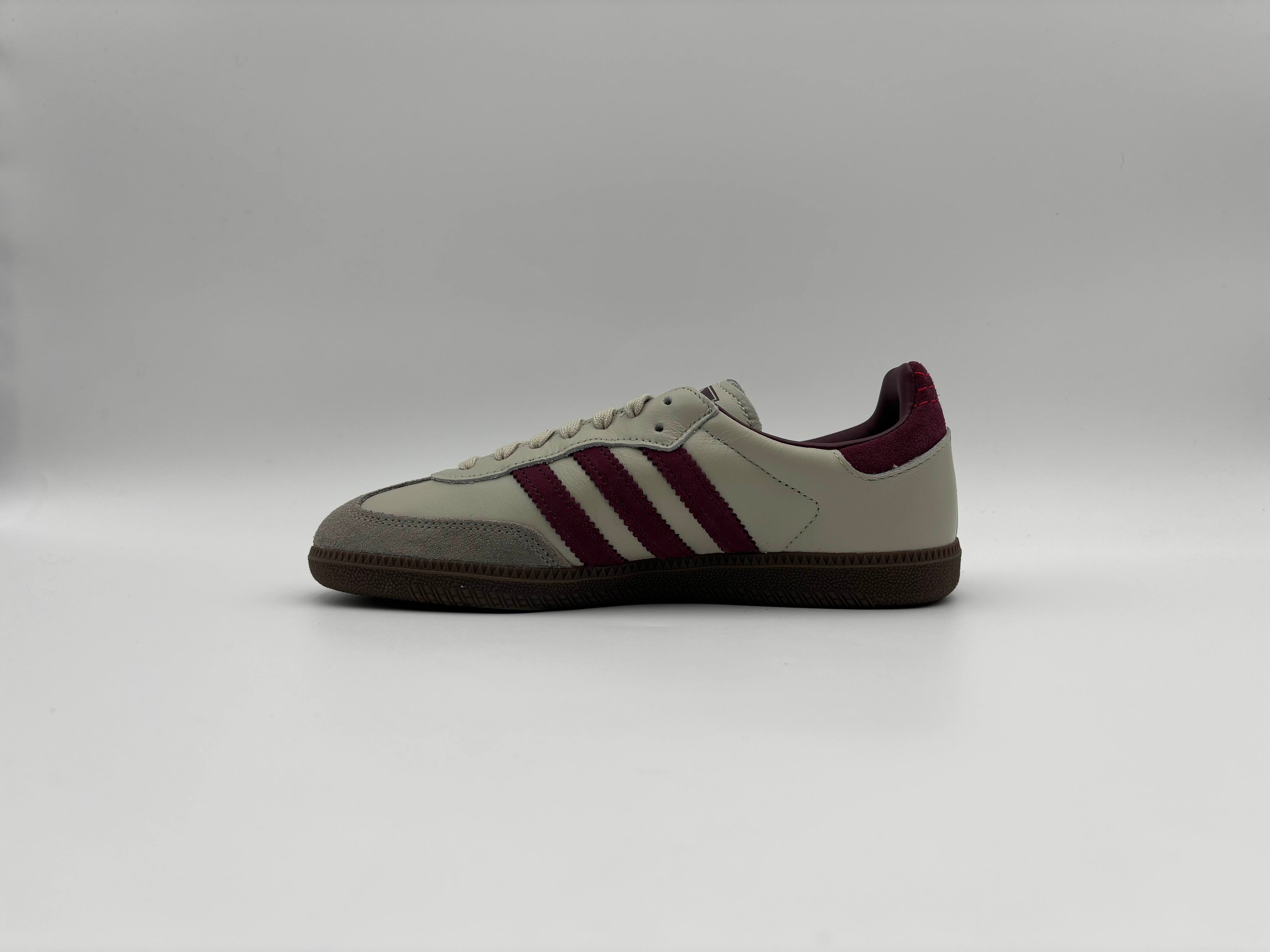 Adidas Samba OG Putty Grey Maroon