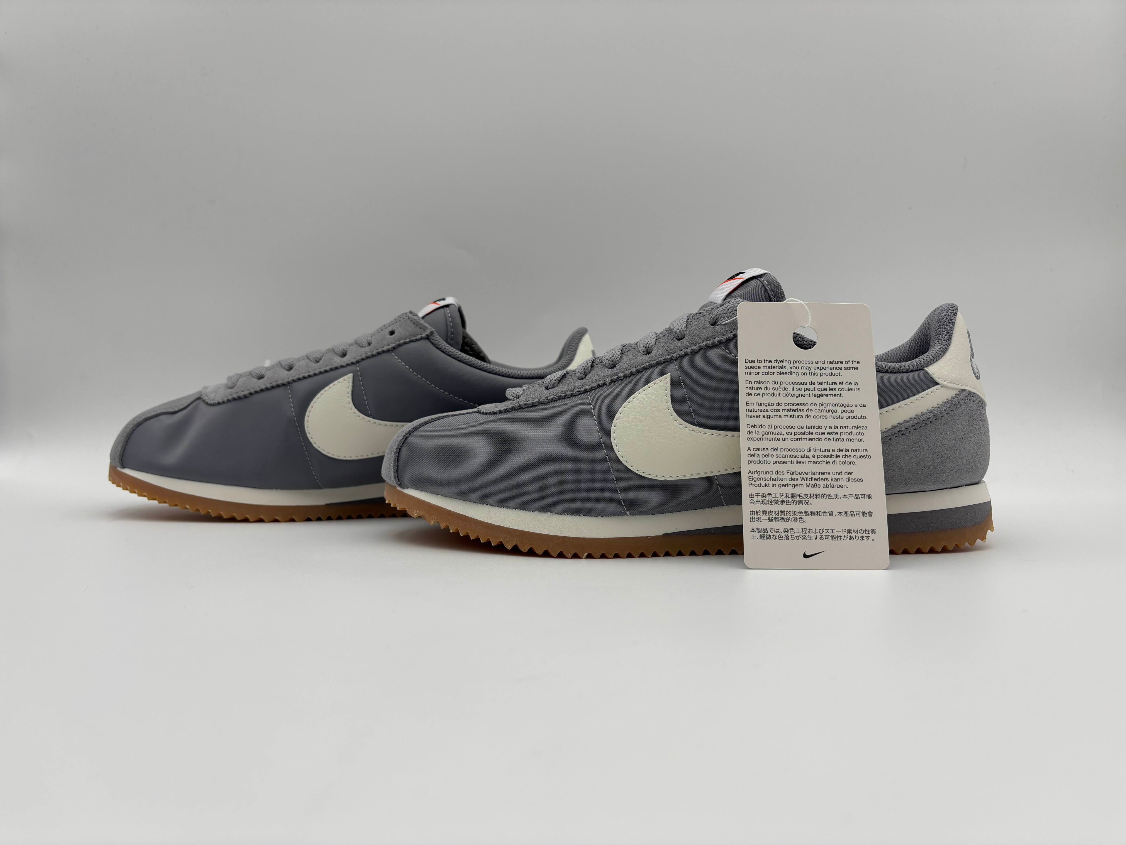 Nike Cortez Textile Cement Grey Gum