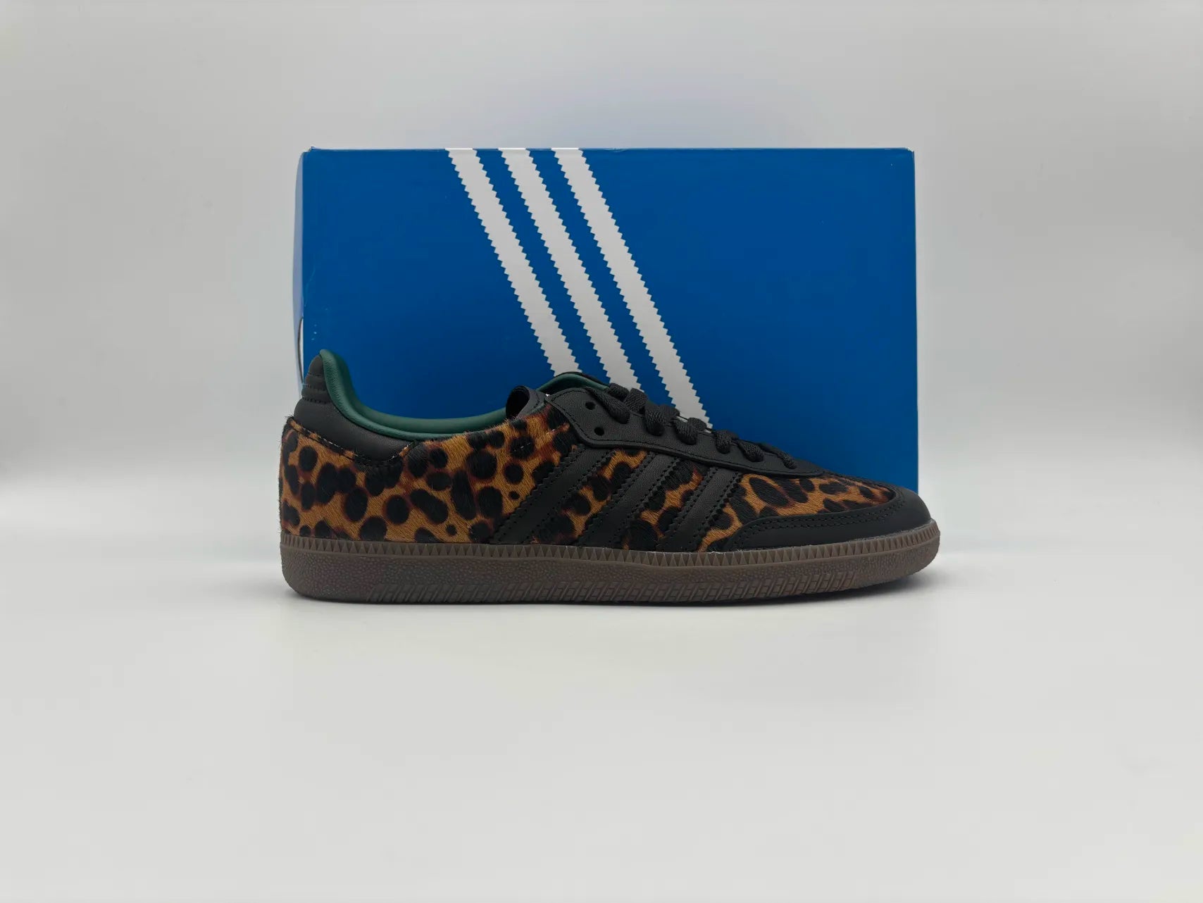 Adidas Samba OG Black Green Leopard