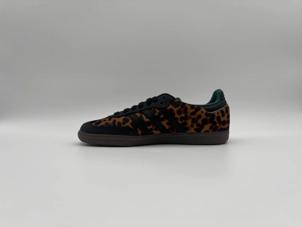 Adidas Samba OG Black Green Leopard