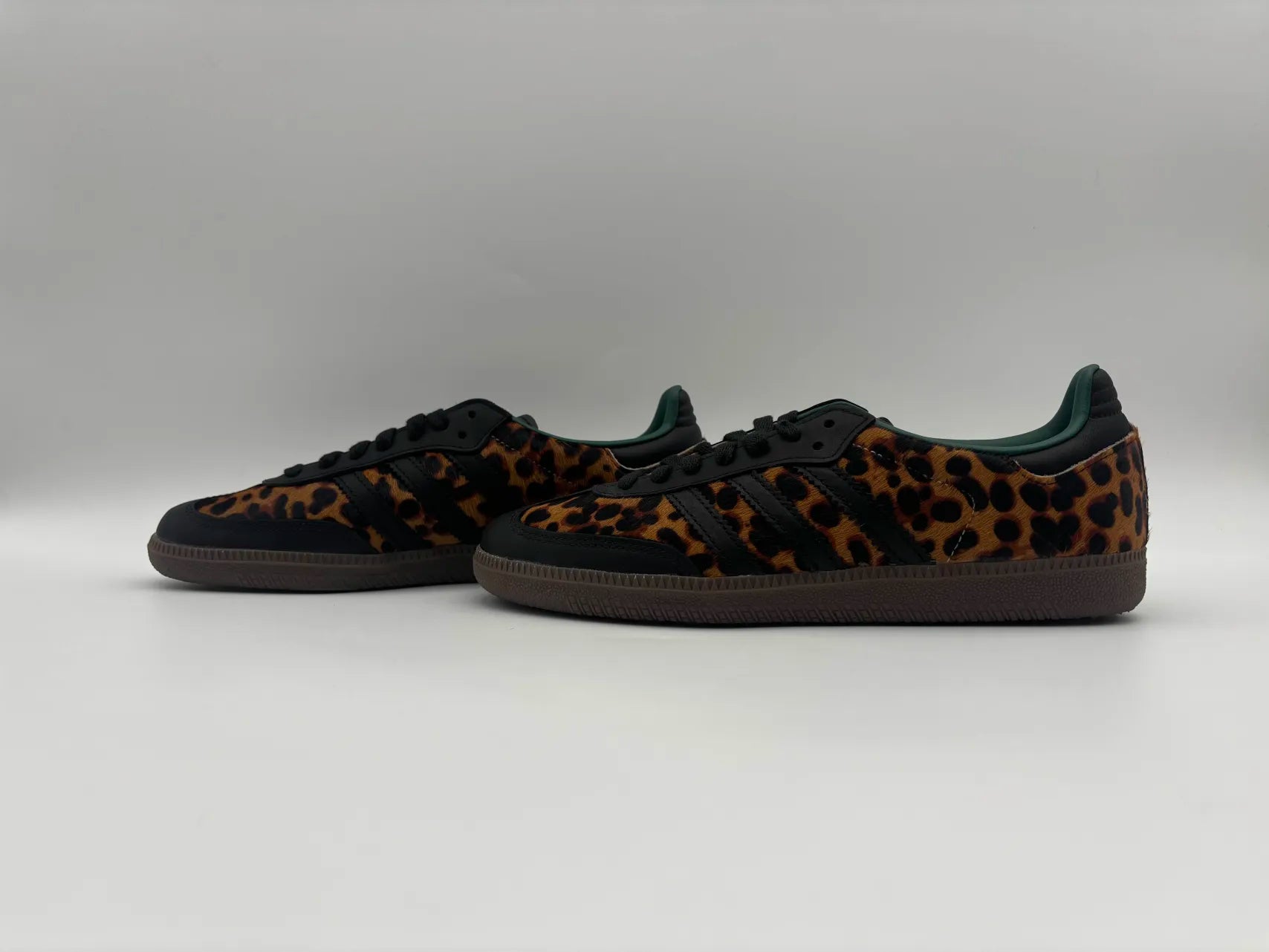 Adidas Samba OG Black Green Leopard