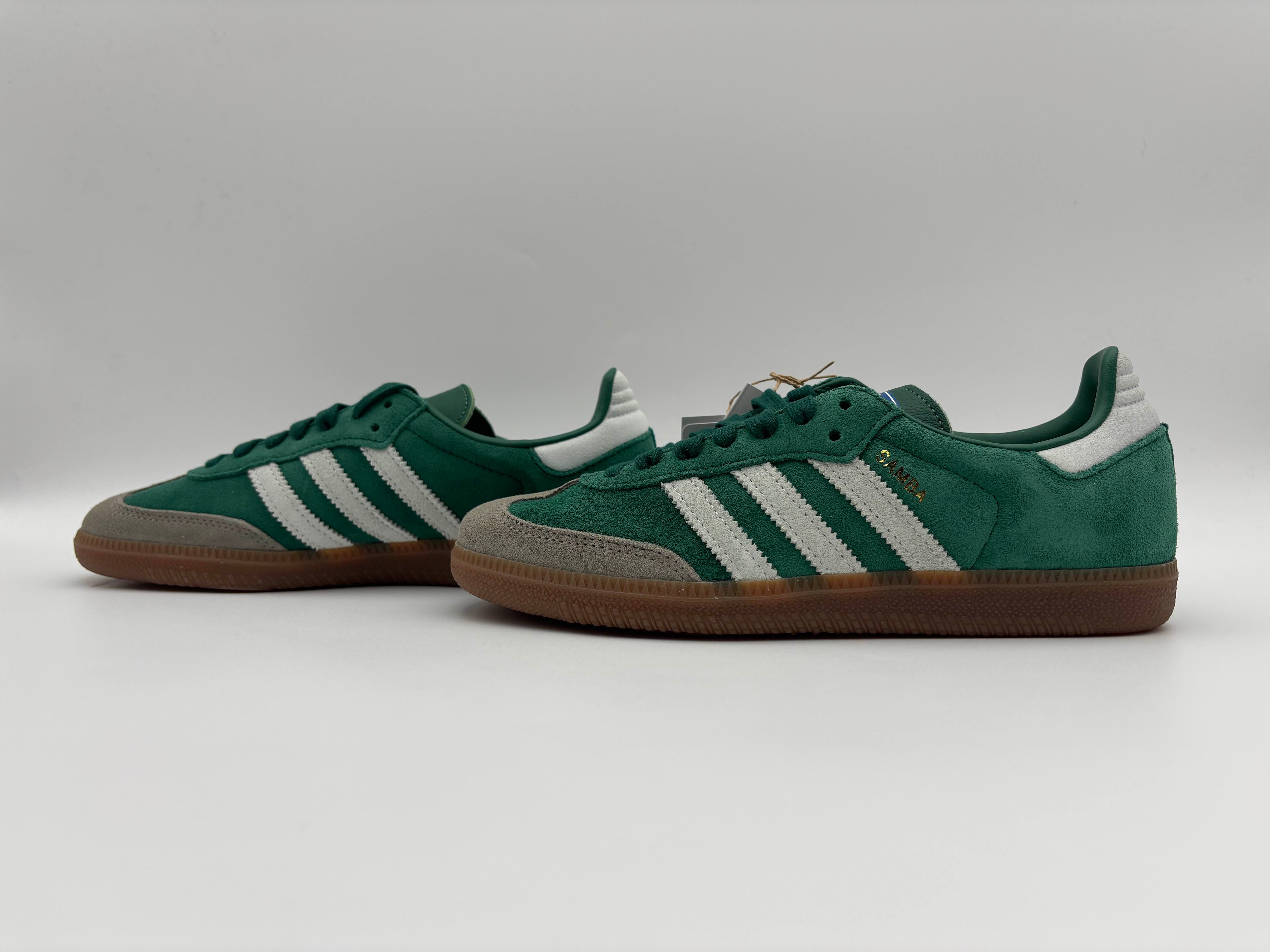 Adidas Samba OG Collegiate Green Gum Grey Toe